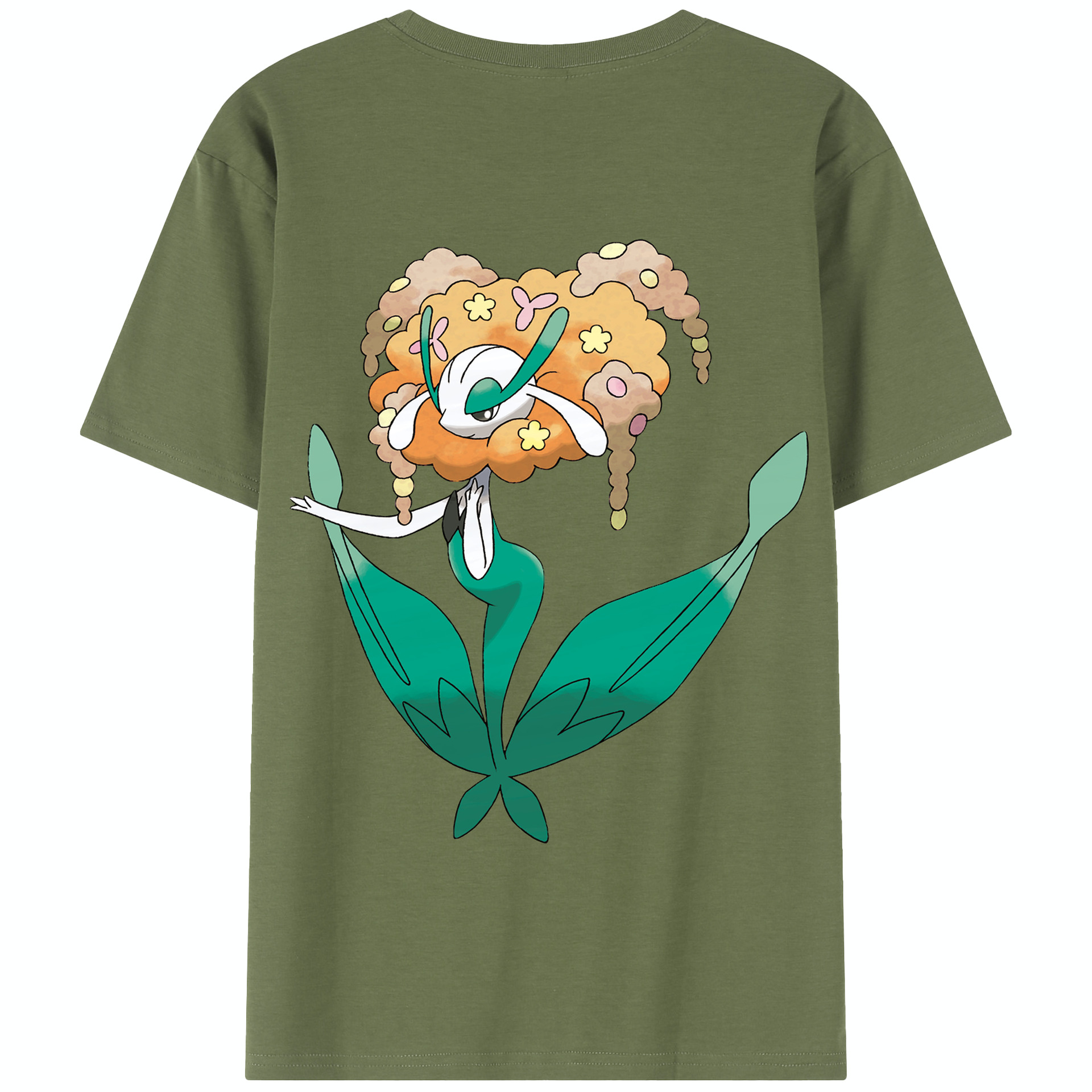 （画像用） ポケットモンスター Pokémon 綿100％半袖Tシャツ（背面プリント）